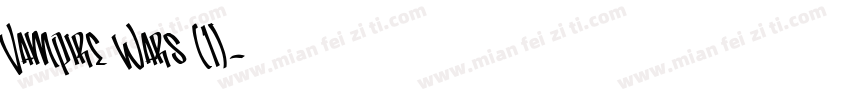 Vampire Wars (1)字体转换